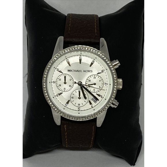 Michael Kors Ritz MK6428 Women\'s Brown Leather Ana main image 10